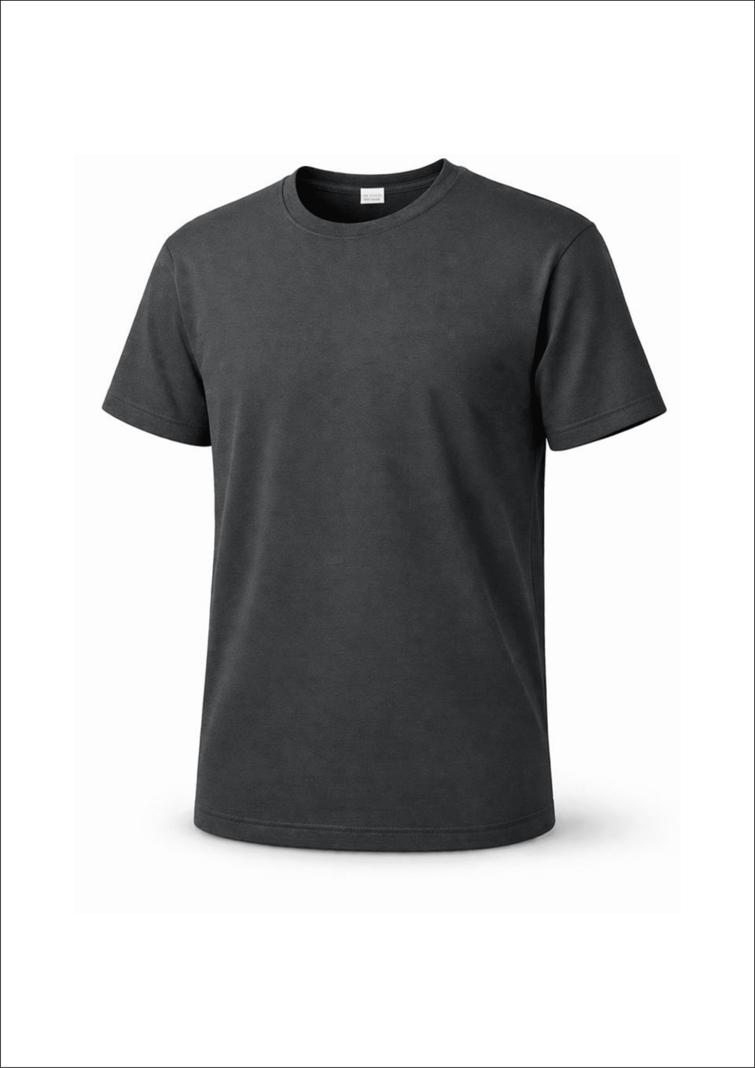 FÜME TİŞÖRT BİSİKLET YAKA