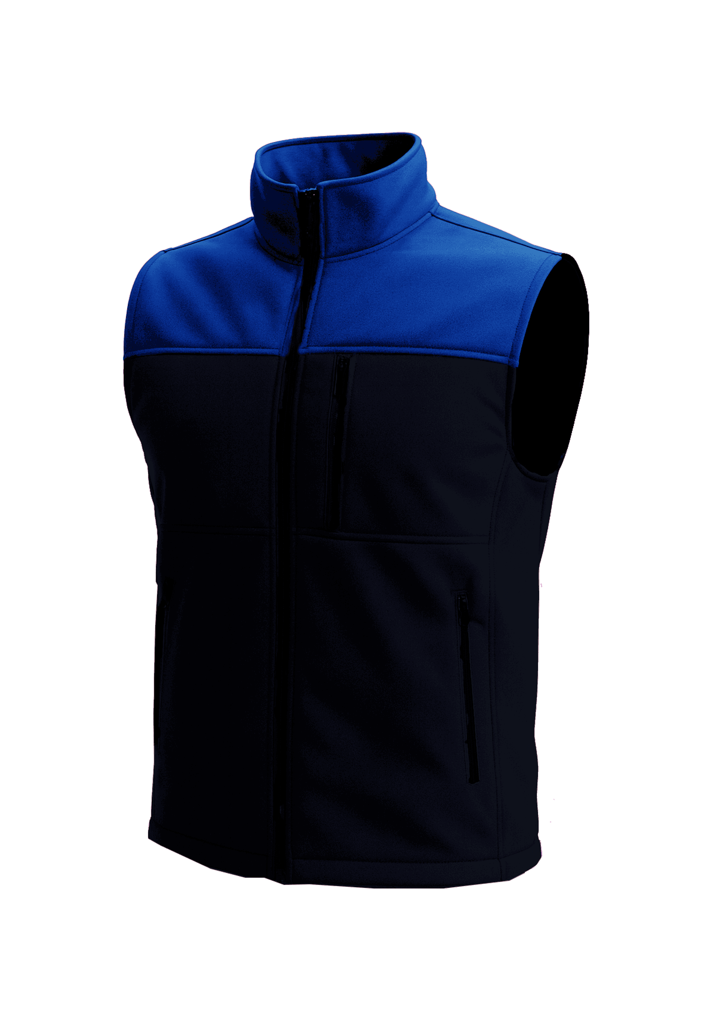 SOFTSHELL YELEK SAKS MAVİ ROBALI