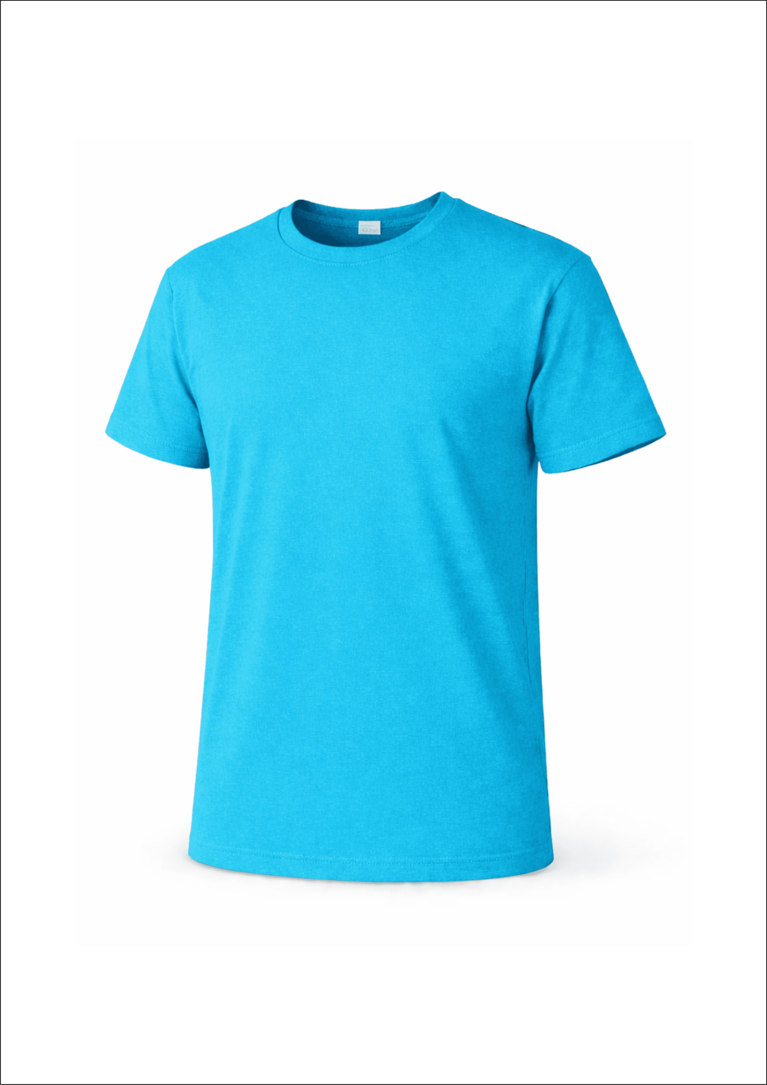 TURKUAZ TİŞÖRT BİSİKLET YAKA