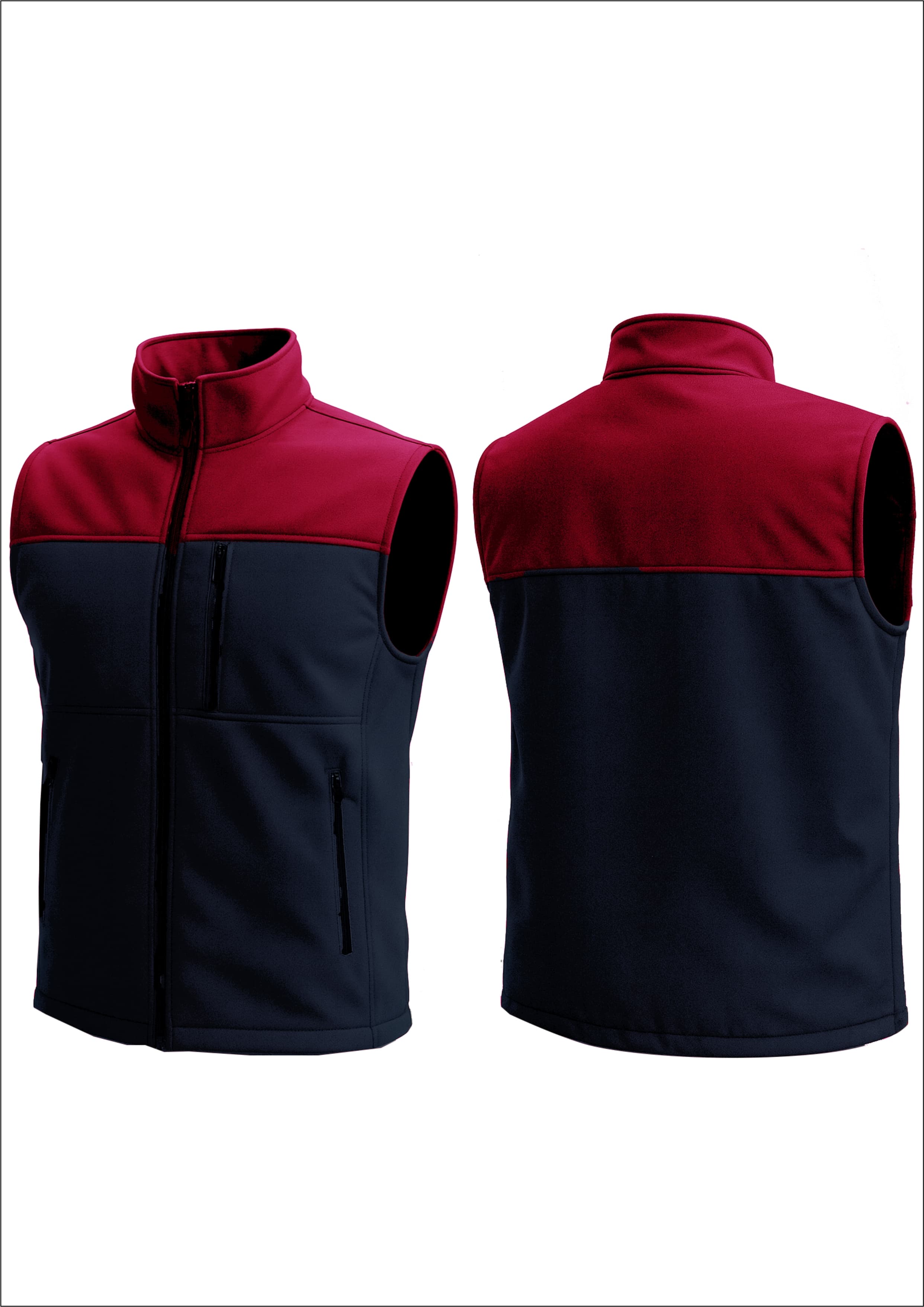 SOFTSHELL YELEK  KIRMIZI ROBALI