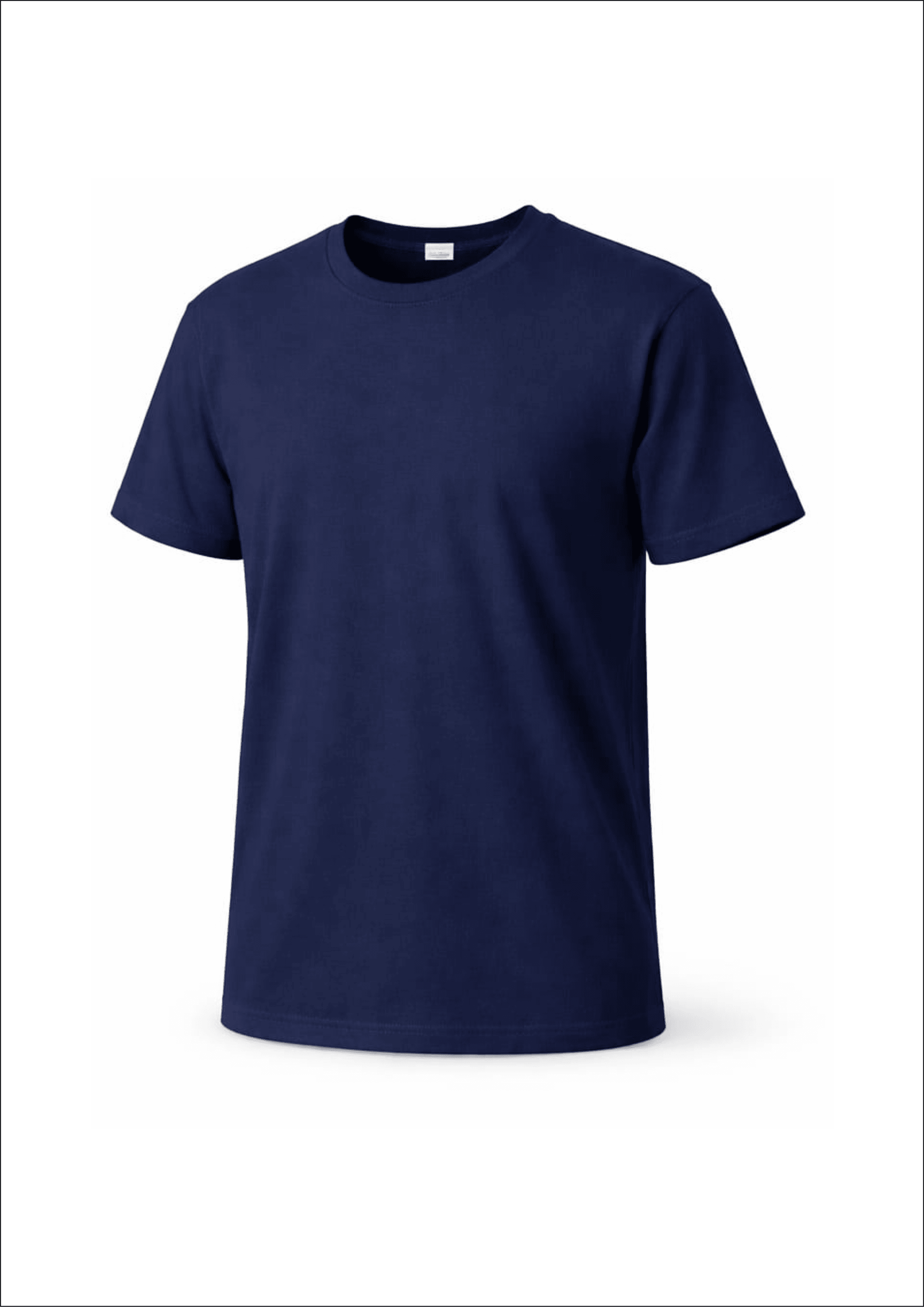 LACİVERT TİŞÖRT BİSİKLET YAKA